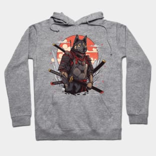 samurai dog Hoodie